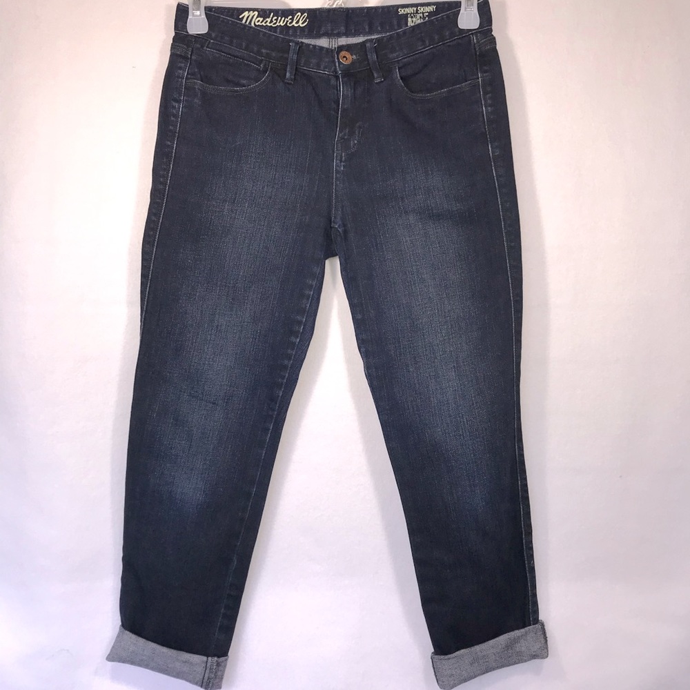 Madewell High Rise Skinny Jeans Crop Jeans Size 27